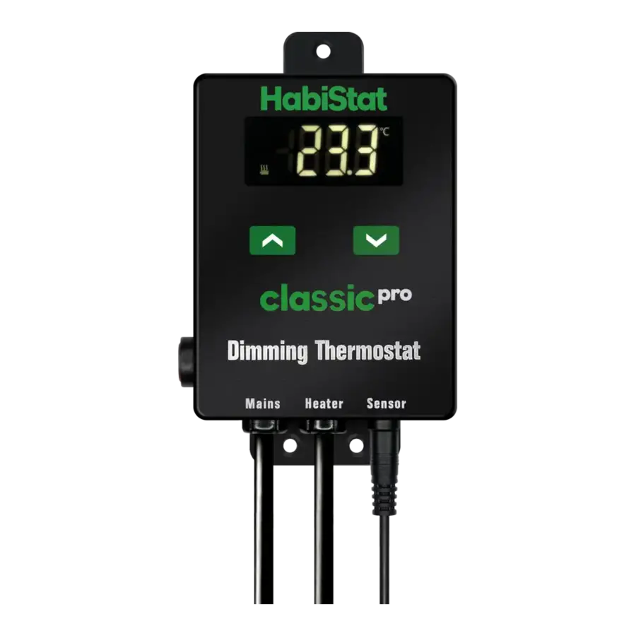 Dimmer thermostaat terrarium 0-50°C 450W met LCD en alarm