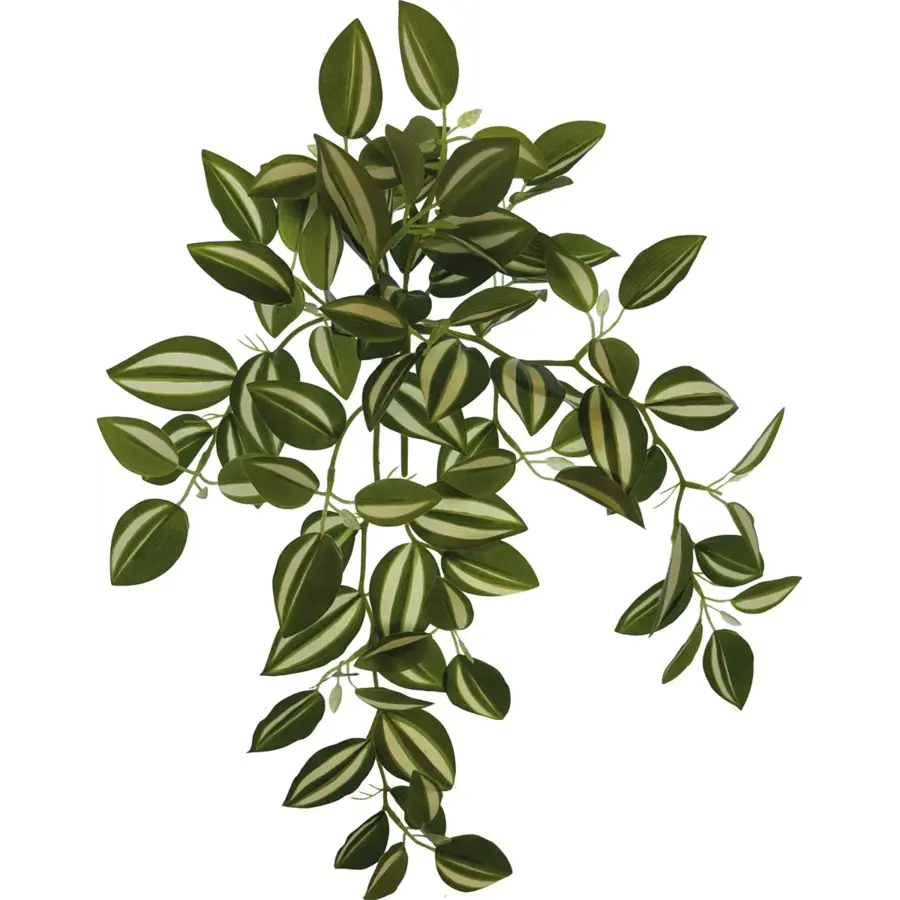 Hangende kunstplant terrarium groen/wit 46 cm voor reptielen en amfibieën