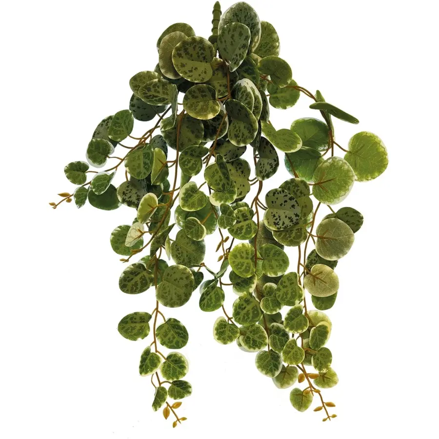 Hangende terrariumkunstplant ronde bladeren 46 cm voor reptielen en amfibieën