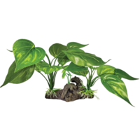 Plant On Deco Light Green kunstplant 30x27x15 cm terrariumdecoratie