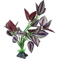 Plant Standing Purple Leaves kunstplant voor reptielen en amfibieën 19 x 15 x 23 cm