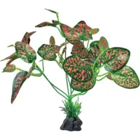 Plant Standing Red/Green terrarium kunstplant 32x21x29 cm