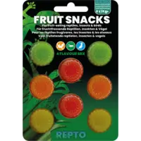 Fruit snacks mix 8x15 g gelcups voor reptielen, vogels en insecten