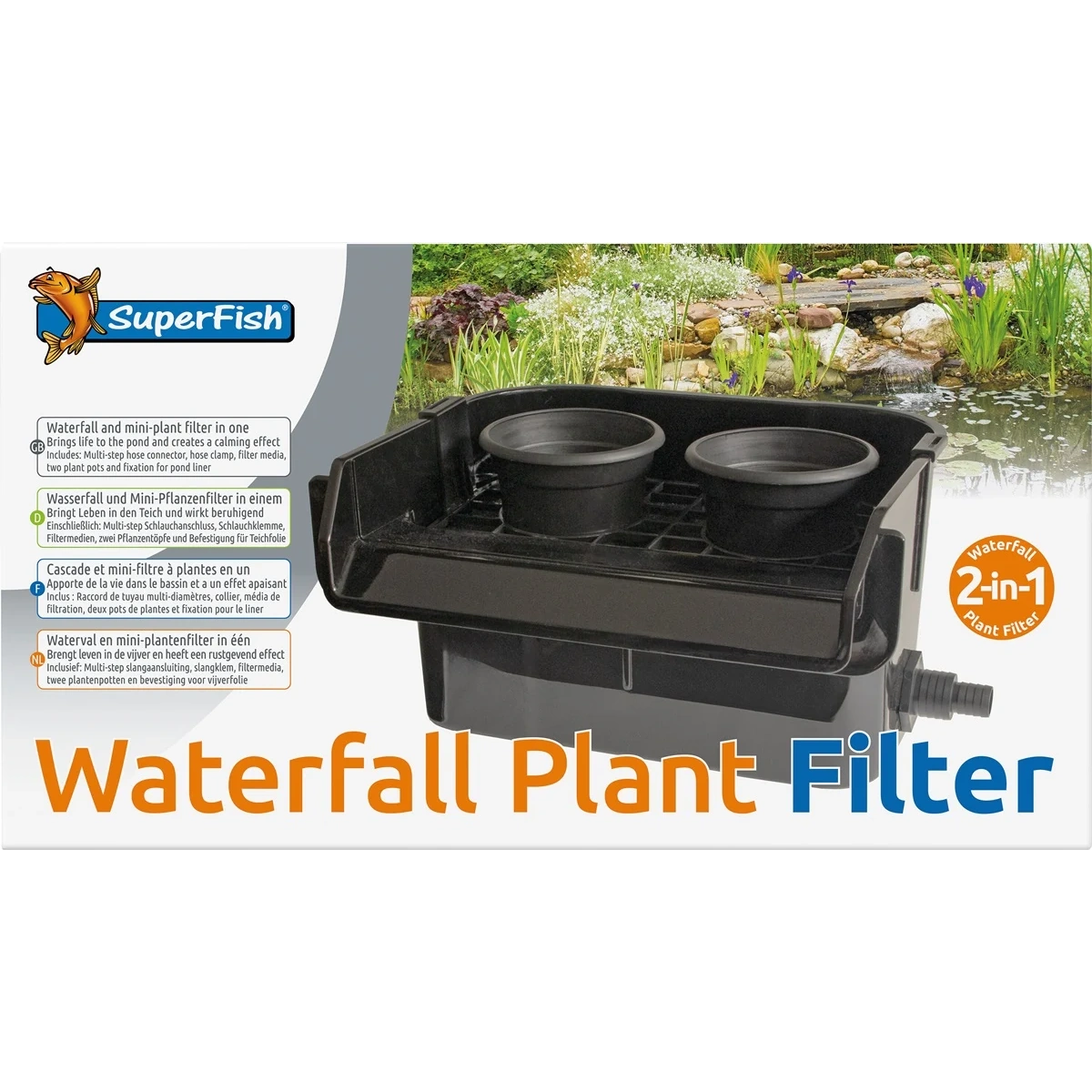 Superfish Waterfall Plant Filter - Junai.nl