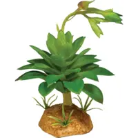 Kunstplant Succulent Green 14x10x7 cm onderhoudsvrije terrarium schuilplaats