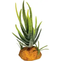Plant Aloe Green kunstplant terrarium reptielen en amfibieën 6x6x12 cm