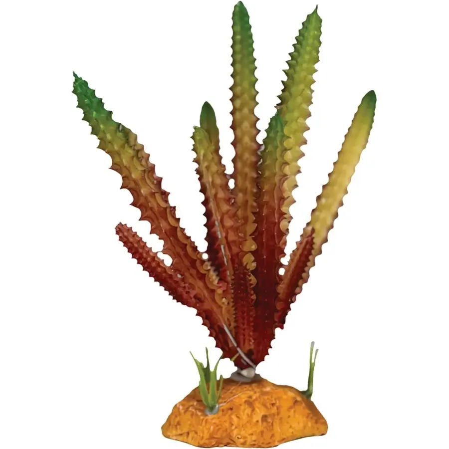 Cactus kunstplant Needle Red terrariumdecoratie voor reptielen en amfibieën