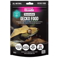 Volledig natuurlijk Stickyfoot Gold Original poedervoer voor fruit- en insectenetende gekko’s 80 g