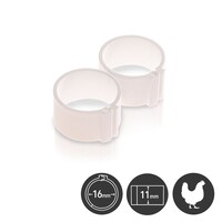 Pluimveering 25 mm 25 stuks