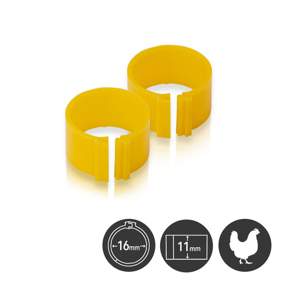 Pluimveering 25 mm 25 stuks