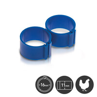 Pluimveering 25 mm 25 stuks