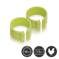 Pluimveering 25 mm 25 stuks