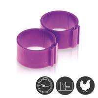 Pluimveering 25 mm 25 stuks
