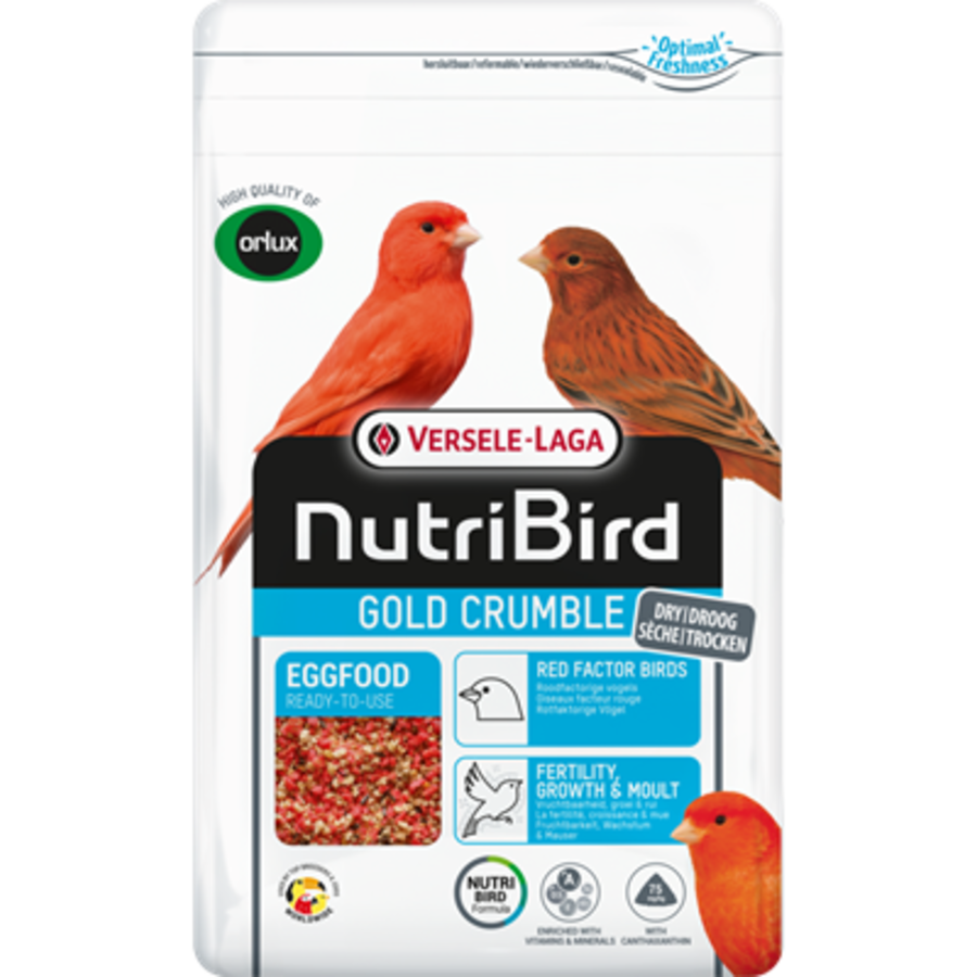 Gold Crumble Roodfactorige Vogels 1KG