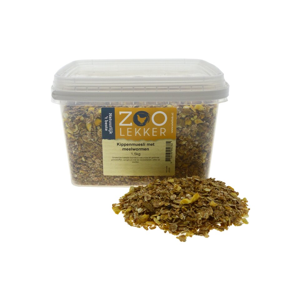 Kippenmuesli met Garnaaltjes 1.5KG