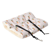 Carrot hangtriangel pluche voor kleine knaagdieren | zachte hangtunnel