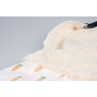 Carrot hangbed pluche multicolor voor knaagdieren