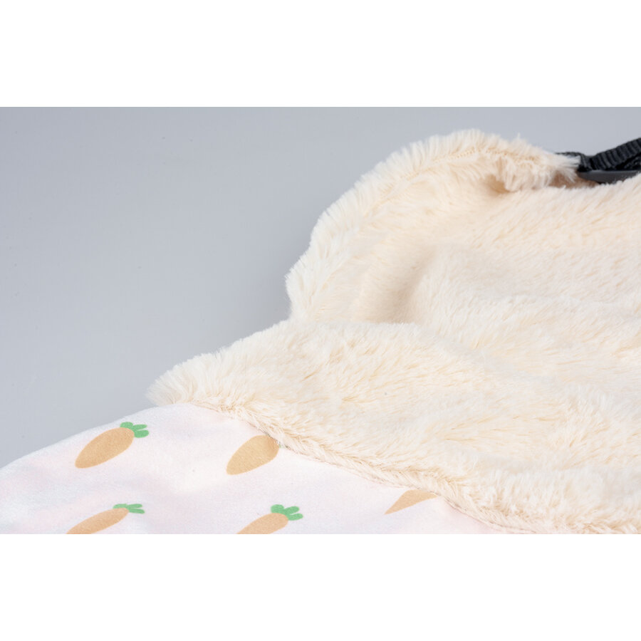 Carrot hangbed pluche multicolor voor knaagdieren
