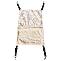 Carrot hangbed pluche multicolor voor knaagdieren