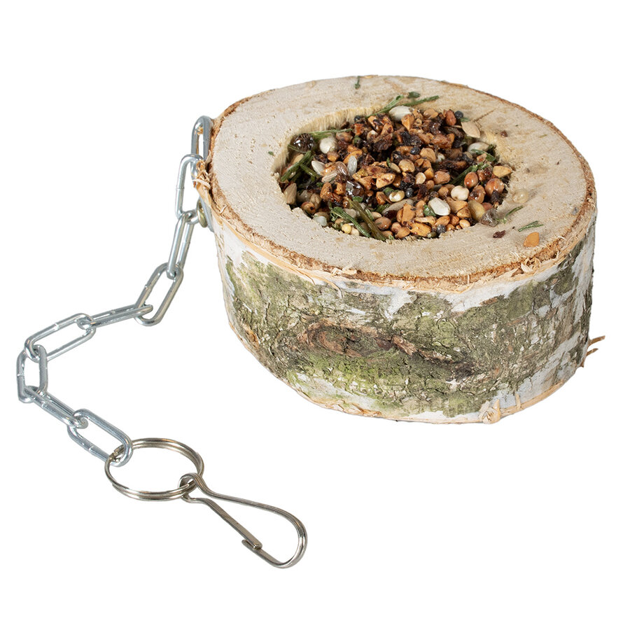 Gevulde berkenstam schommel +/-200g