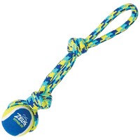 Fitness touw tug met tennisbal