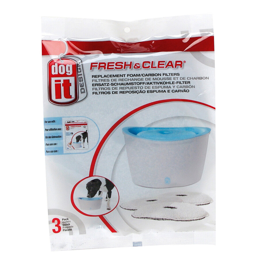 H2EAU Carbonfilter Fresh & Clear 3 Stuks
