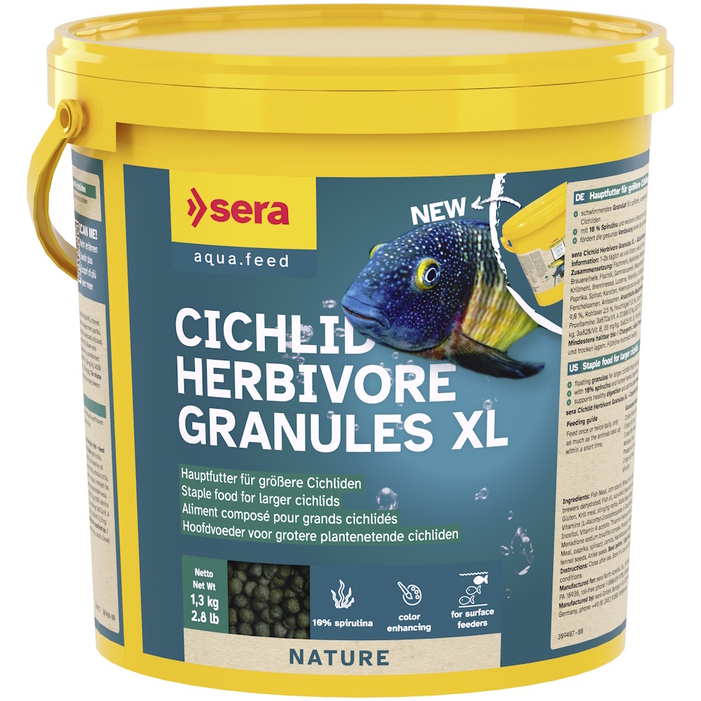 Sera Cichlid Herbivore Granules XL 3.800ML