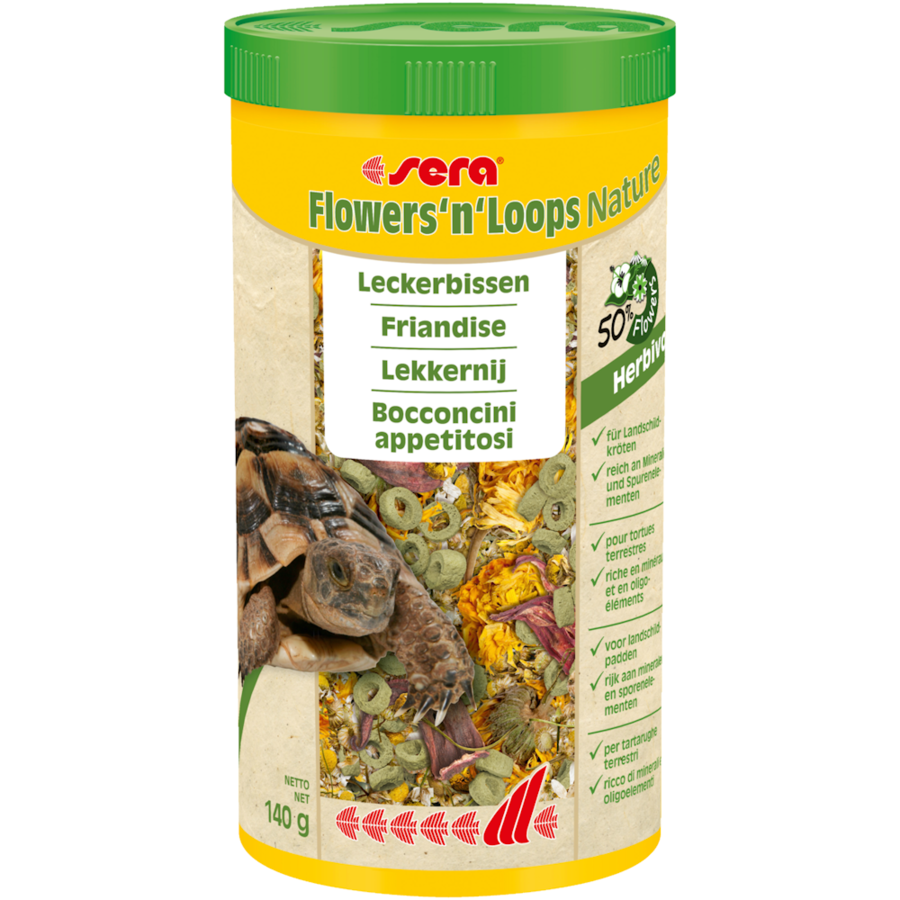 Tortoise Flower And Loops Snack 1000ML