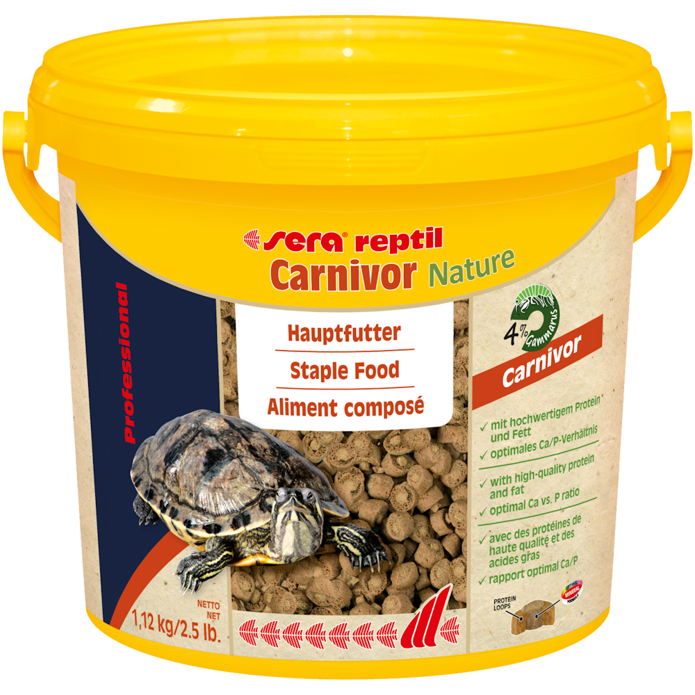 Sera Reptil Professional Carnivor Nature reptielenvoer voor waterschildpadde 1.000ML