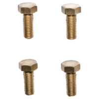 Schroeven uit messing (1 set á 4 stuks)