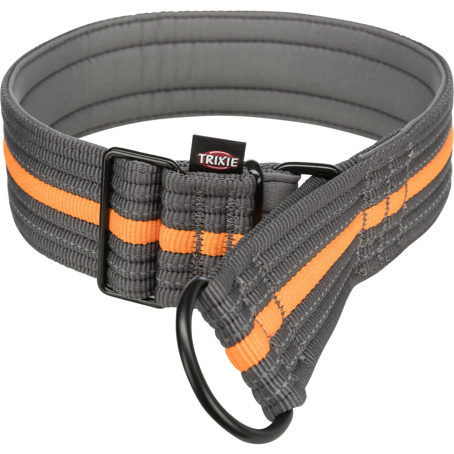 Fusion anti-trek halsband extra breed | neopreen gevoerd | reflecterend