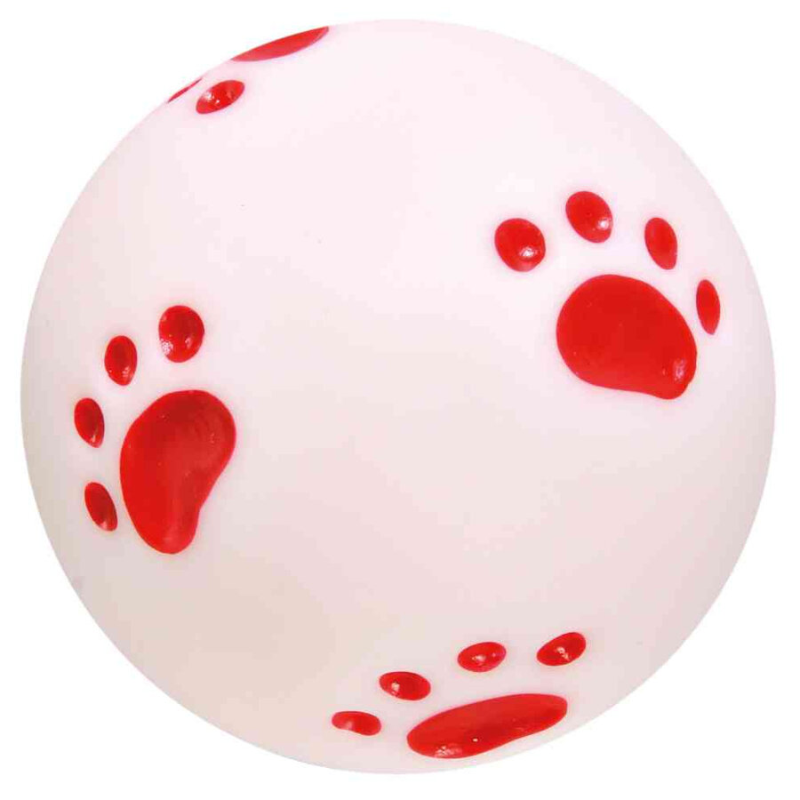 Bal met hondenpootjes