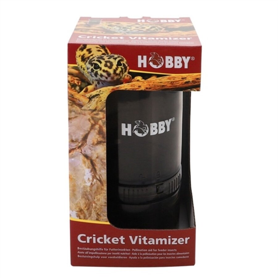 Cricket Vitamizer insectenpoeder box 8,3 x 5 x 15,6 cm voor reptielen en amfibieën