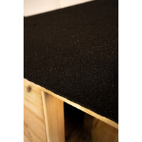 Hondenhok met nachthok 100x100 cm en patio | 201x113x110 cm