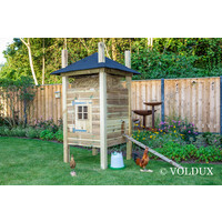 Kippenhok hooiberg Fem 125 x 125 x 225 cm | onderhoudsvrij nachthok met legbak