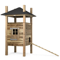Kippenhok hooiberg Fem 125 x 125 x 225 cm | onderhoudsvrij nachthok met legbak