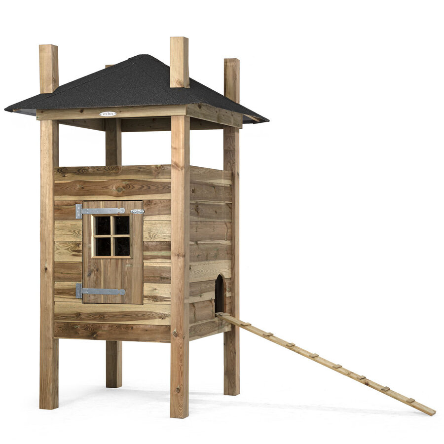 Kippenhok hooiberg Fem 125 x 125 x 225 cm | onderhoudsvrij nachthok met legbak