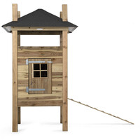 Kippenhok hooiberg Fem 125 x 125 x 225 cm | onderhoudsvrij nachthok met legbak