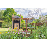 Hooiberg kippenhok Teun 125 x 125 x 225 cm | onderhoudsvrij nachthok