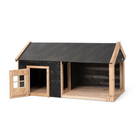 Hondenhok met veranda 201 x 113 x 110 cm | onderhoudsvrij buitenhok