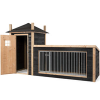 Hondenkennel Hooiberg Siem 392x150x235 cm met nachthok en kennel
