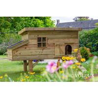 Kippenhok Finn 190x88x110 cm | verhoogd nachthok met legnest