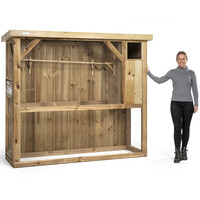 Voldux Volière R1 | buitenvolière met nachthok 215x70x185