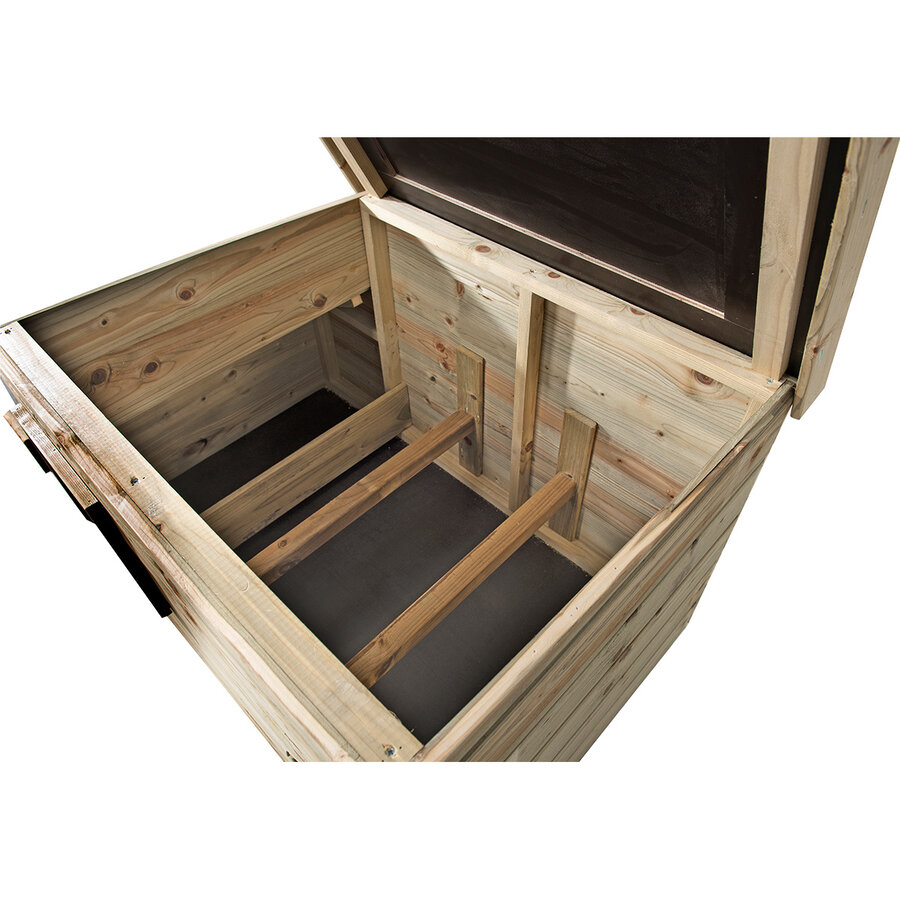 Kippenhok Bella bouwpakket 122 x 79 x 83 cm met legnest