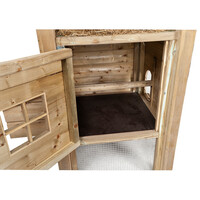 Hooiberg kippenhok Sem 128 x 110 x 190 cm | onderhoudsvrij nachthok met legnest