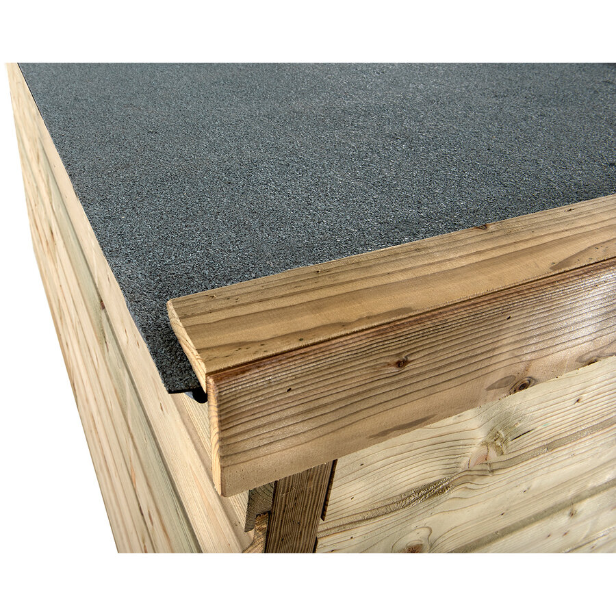 Konijnenhok Jip met overdekte ren 243x95x124 cm