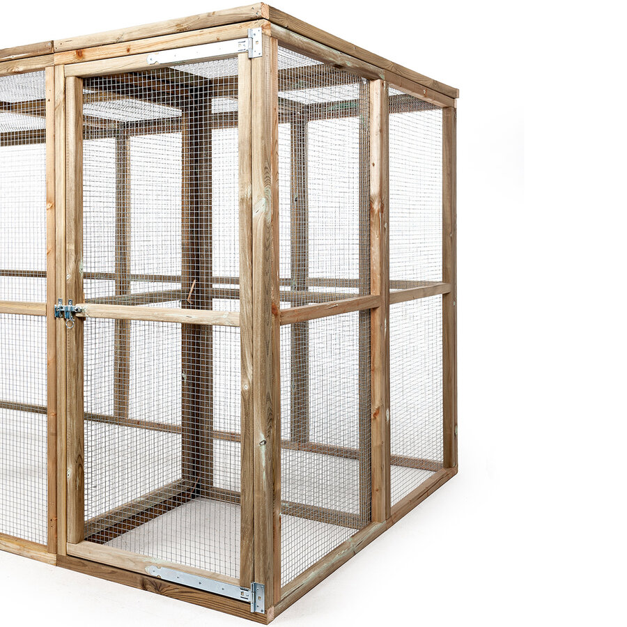 Houten dierenren | 448x179x183 cm