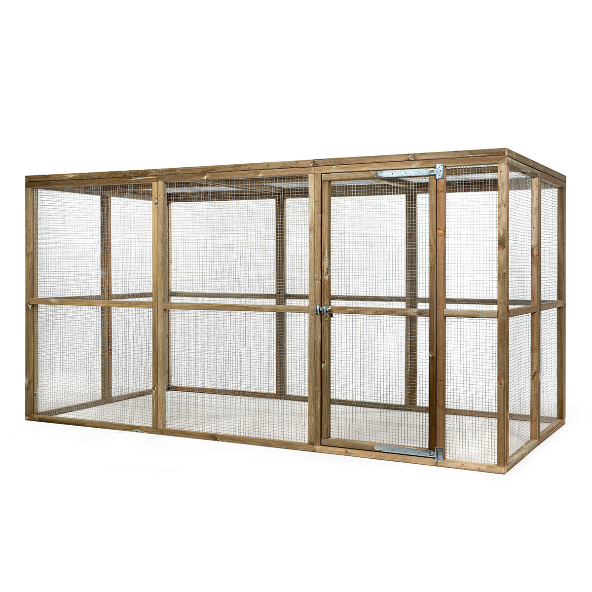 Trixie indoor ren 4 panelen hout 60-240x50 cm