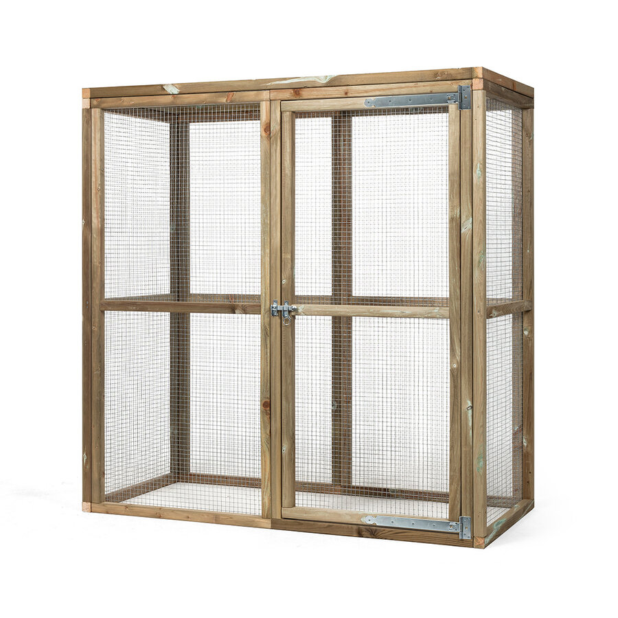 Houten dierenren naturel 179 x 85 x 183 cm