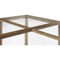 Houten dierenren naturel 179 x 85 x 183 cm